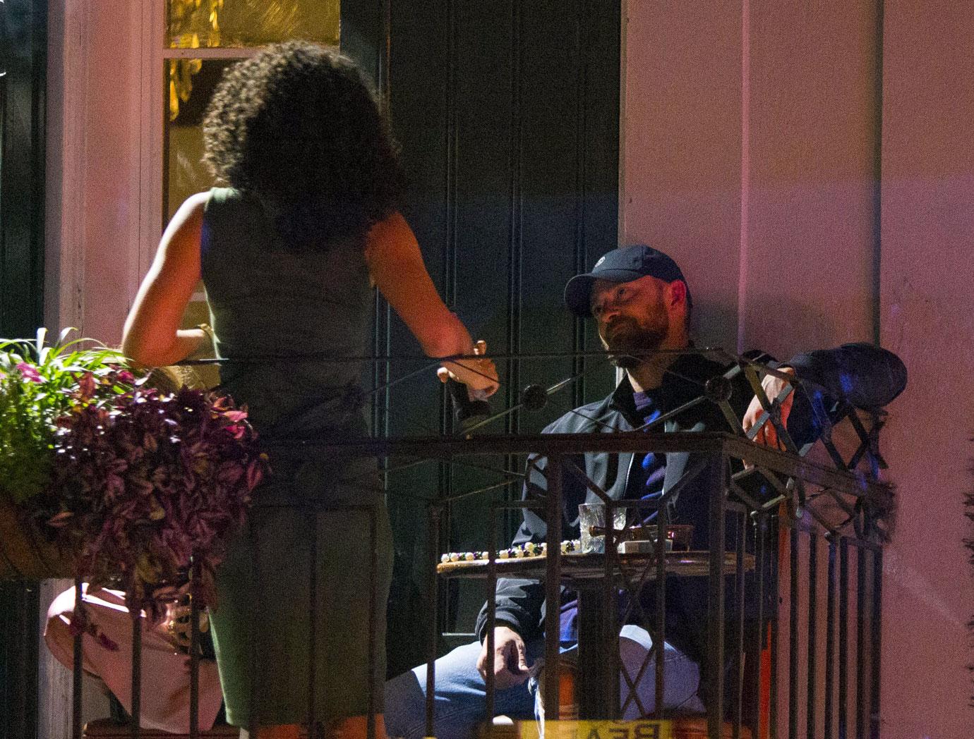 Justin Timberlake Holds Hands With Costar Alisha Wainwright