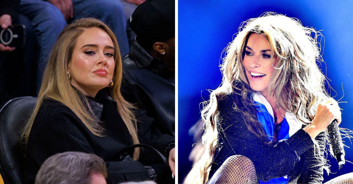 Photo of Adele and Shania Twain