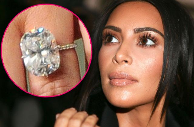 Kim kardashian engagement hot sale ring stolen