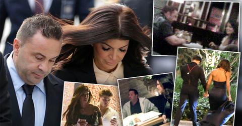 Joe And Teresa Giudice Along With Four Insets Of Them With Other Romantic Partners