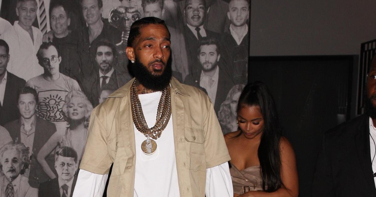 nipsey hussle alleged killer beaten up photo