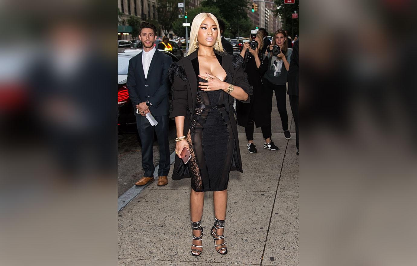 Nicki Minaj Nip Slip NYFW