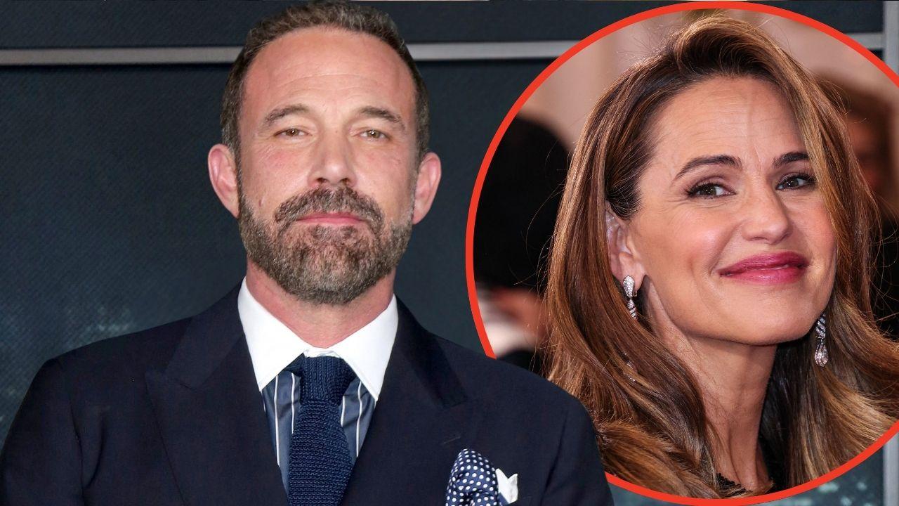 Split photos of Ben Affleck and Jennifer Garner