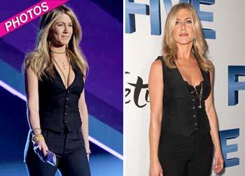//jennifer aniston recycle outfit getty