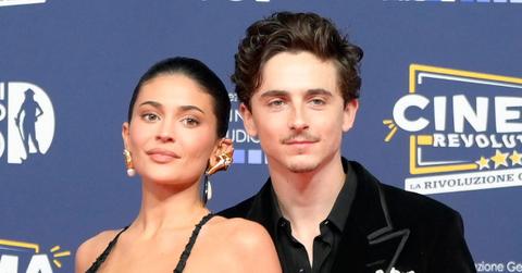 picture of Kylie jenner and Timothée Chalamet