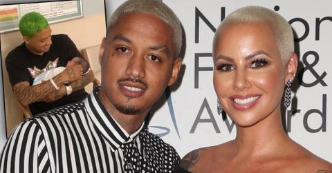 Amber Rose Welcomes Son Slash With Boyfriend Alexander "AE" Edwards
