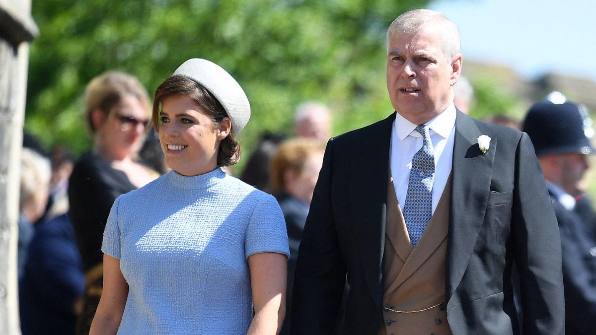 Photo of Princess Eugenie and Andrew Windsor