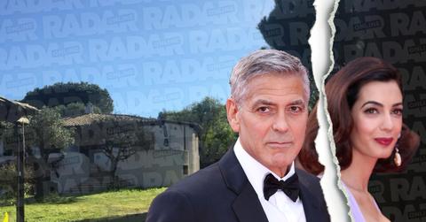 George clooney amal divorce flees island hideaway bans actor sardina villas