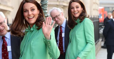 Kate Middleton Pregnant Bump Maternity Dress