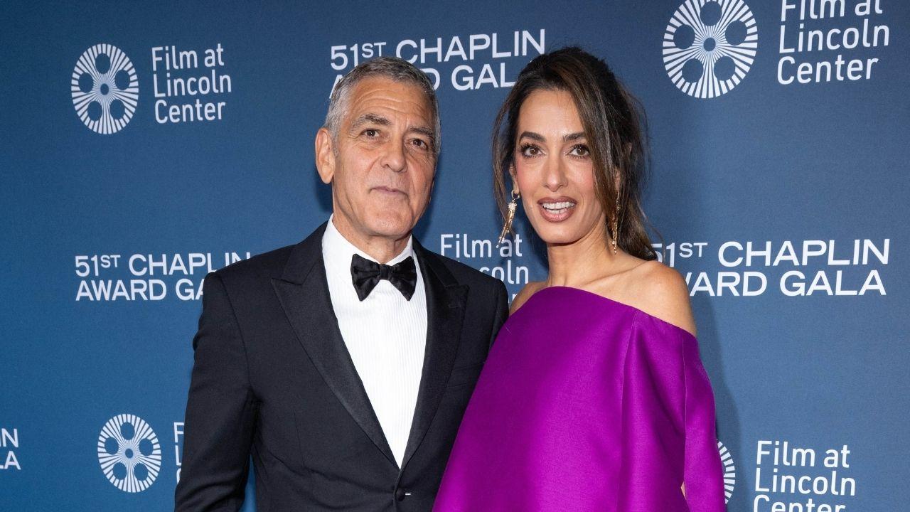 Photo of George and Amal Clooney 