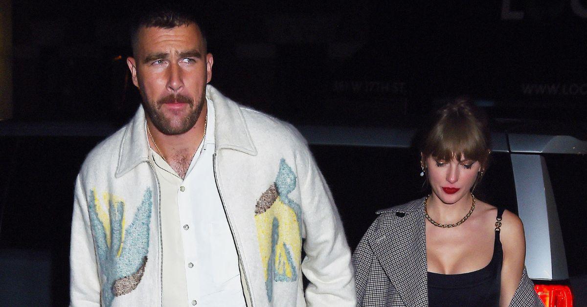 Photo of Travis Kelce and Taylor Swift