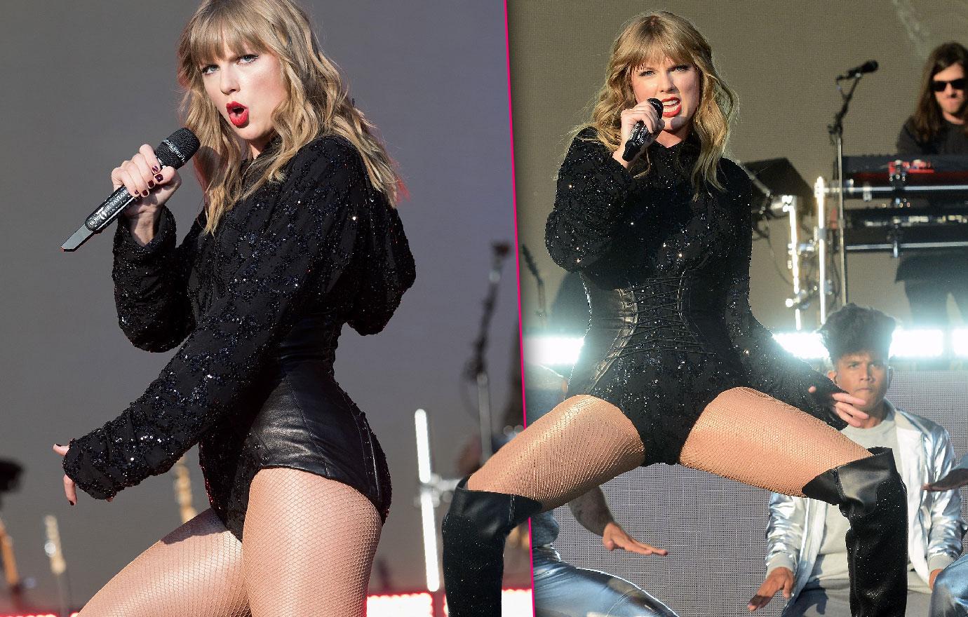 Taylor Swift gets super sexy on stage in racy outfit while performing in Gr...