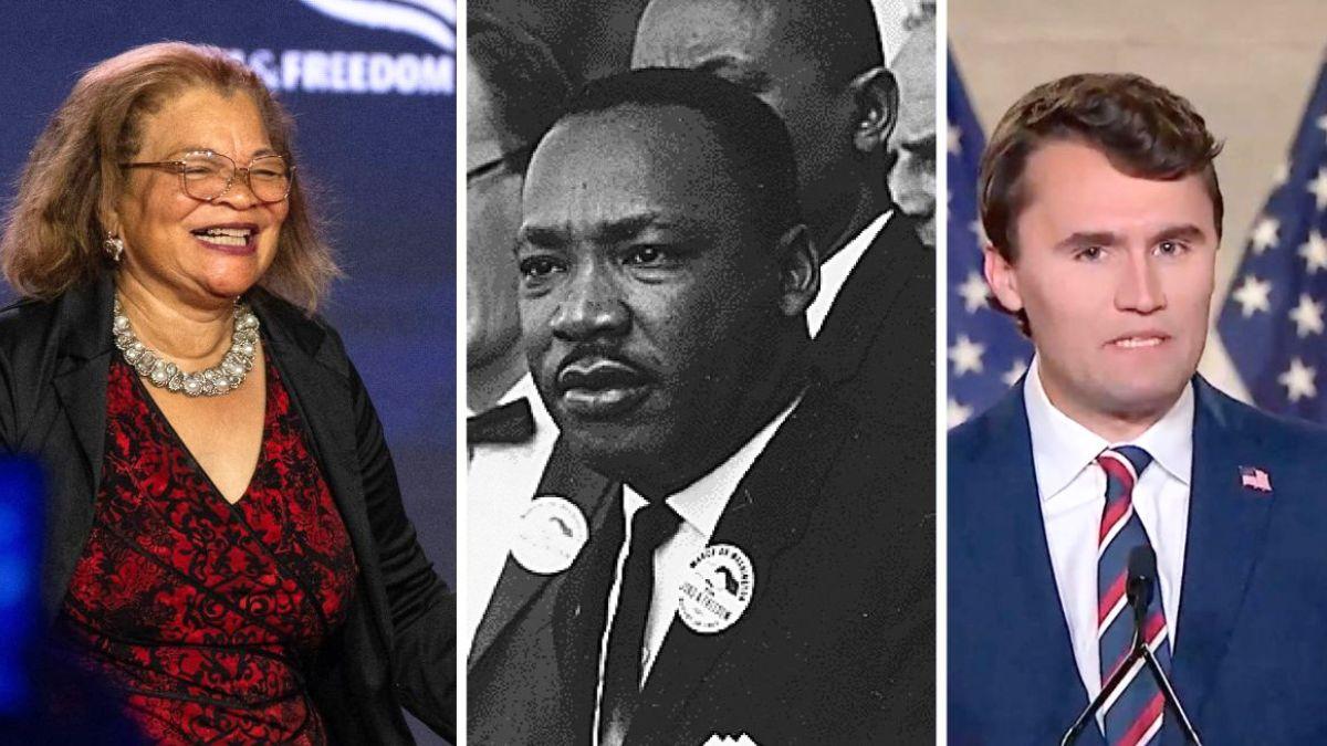 Dr. Alveda King had some disagreements with Charlie Kirk.