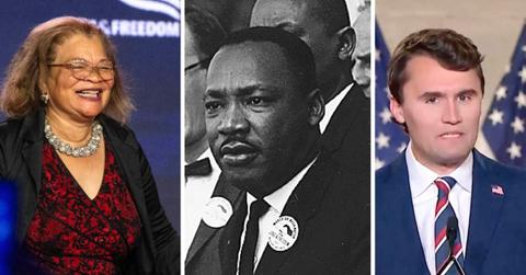 Dr. Alveda King had some disagreements with Charlie Kirk.