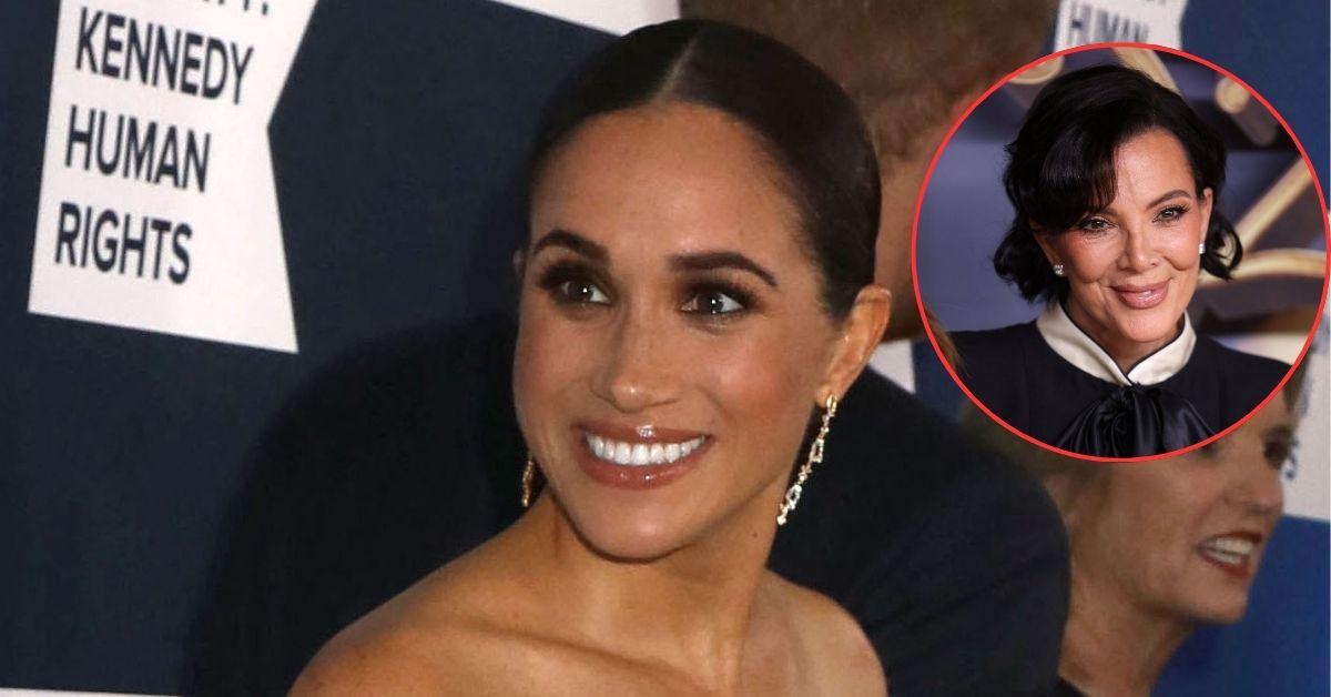 Composite photo of Meghan Markle and Kris Jenner
