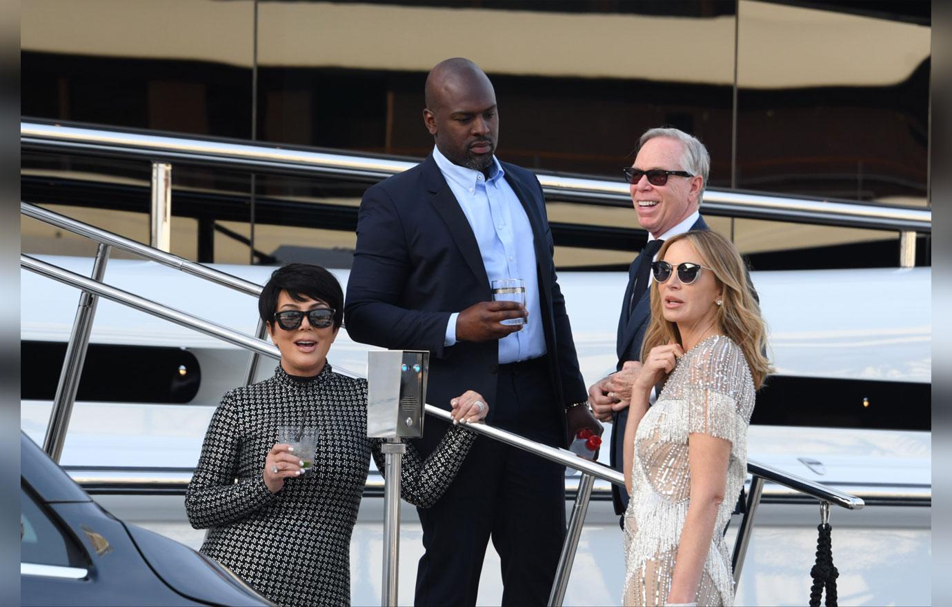 Kris Jenner And Corey Gamble Party In Monaco