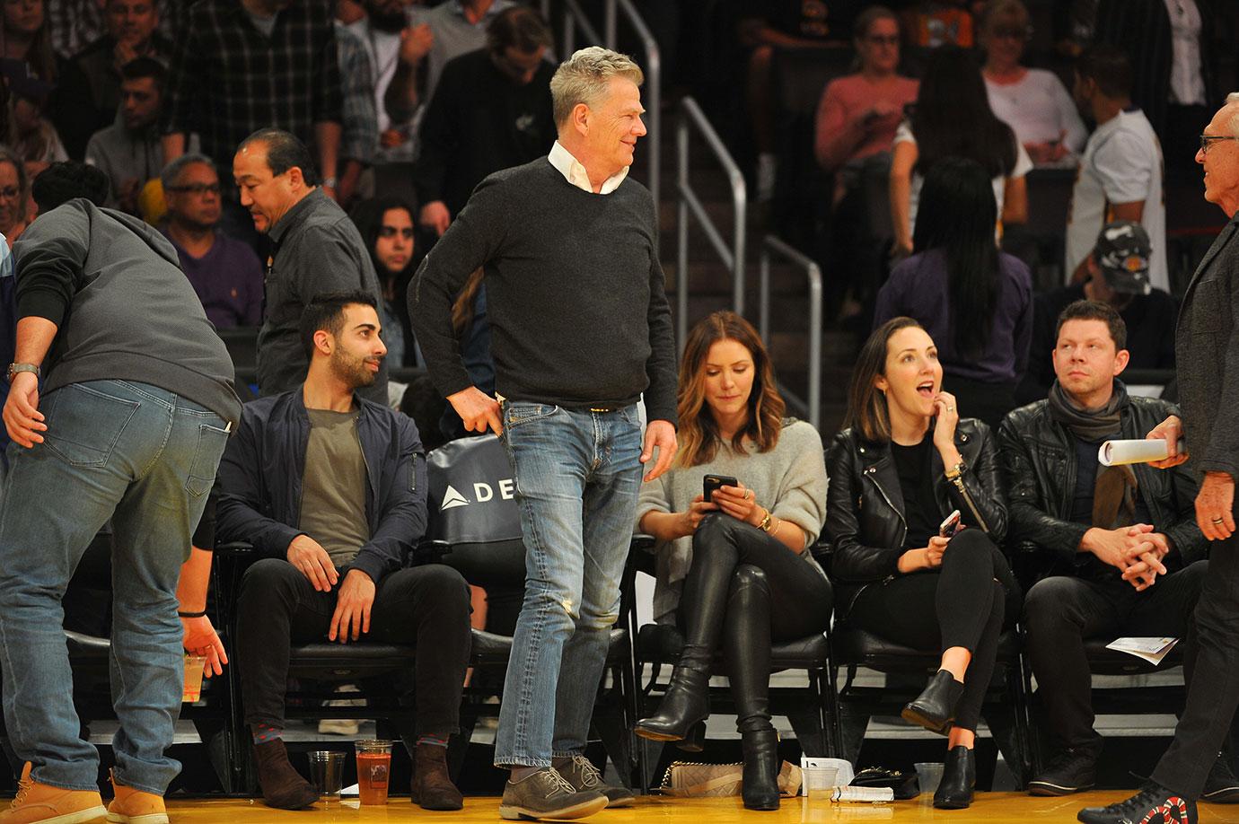 David Foster Katharine McPhee Lakers Game