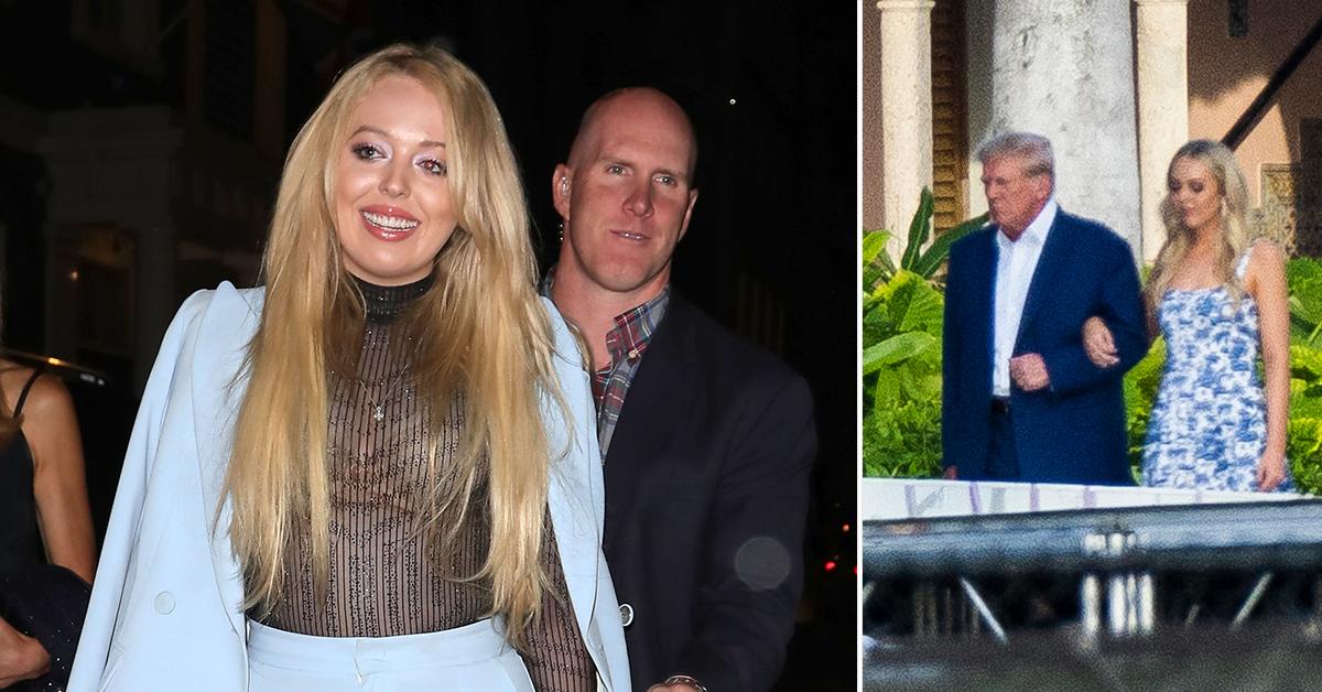 tiffany trump wedding preparation pictures mar a lago husband