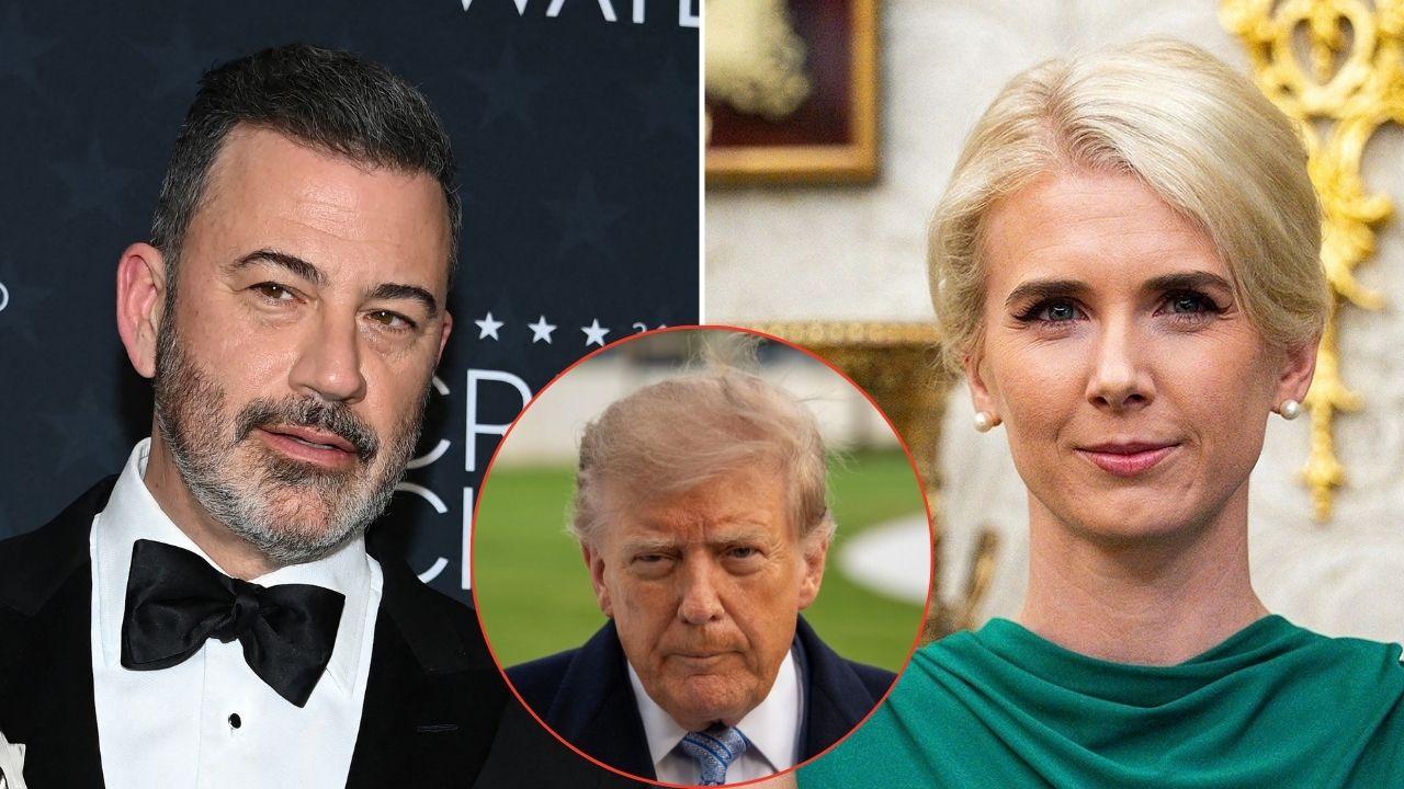 picture of Jimmy Kimmel, Donald Trump and Natalie Harp