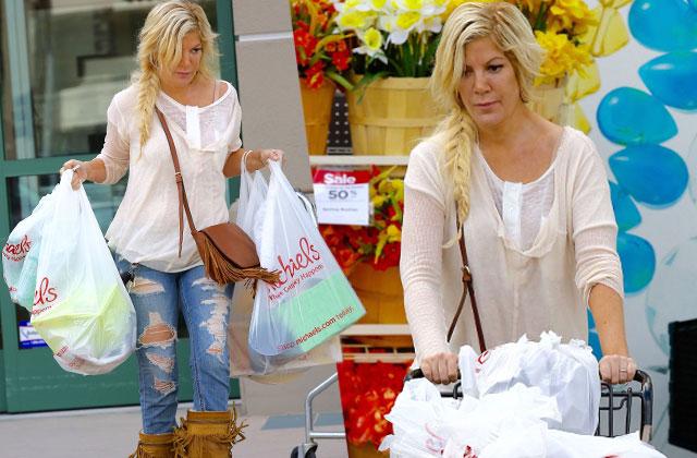 //tori spelling shopping debt