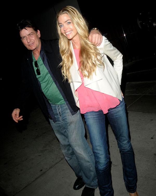 Charlie Sheen & Denise Richards Out In LA