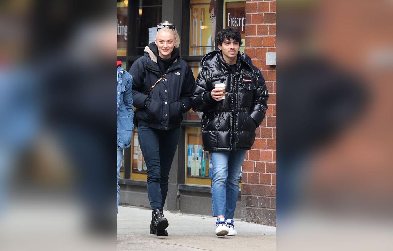 Sophie Turner Hangs With Fiance Joe Jonas And Brother Kevin