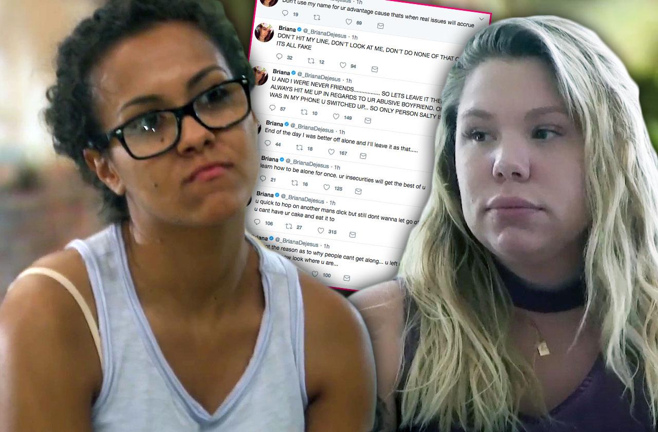 kailyn lowry briana dejesus feud explodes podcast javi marroquin