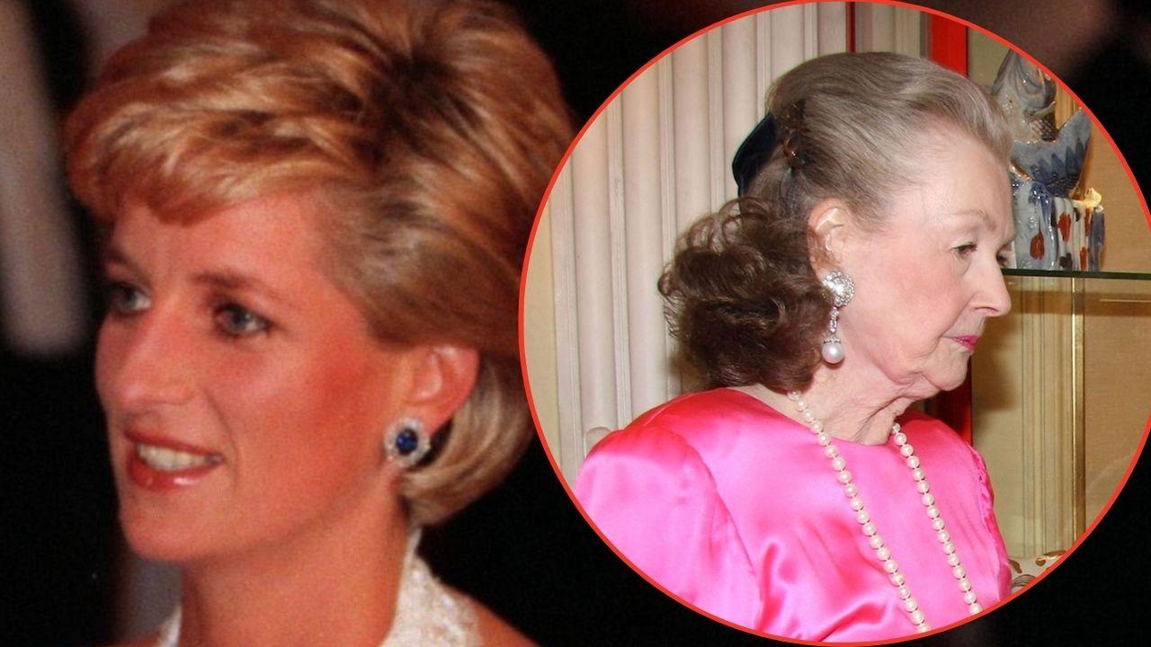 Photo of Princess Diana and stepmom Raine