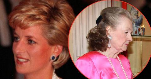 Photo of Princess Diana and stepmom Raine
