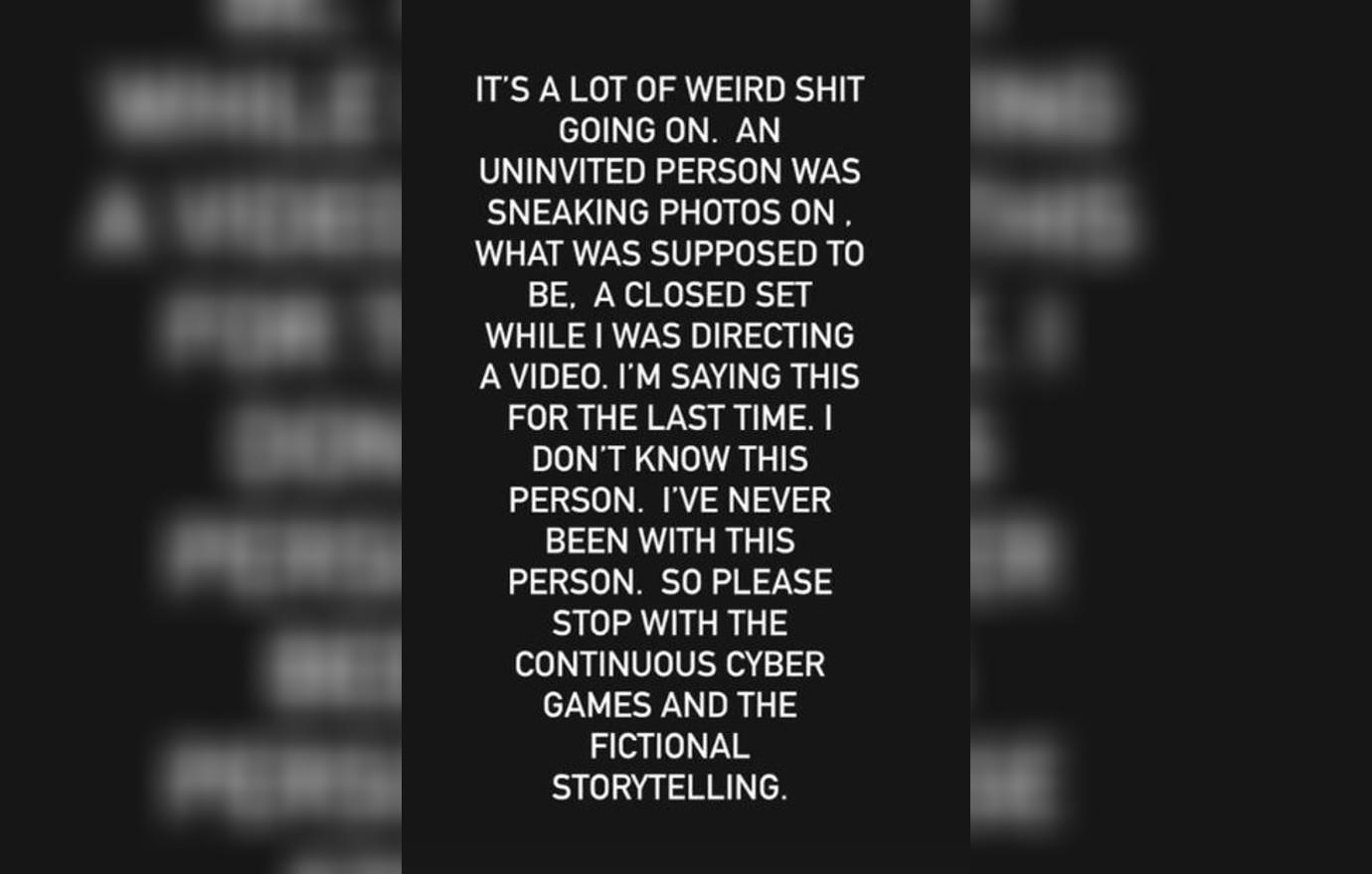 travis scott slams rumors cheating kylie jenner mistress