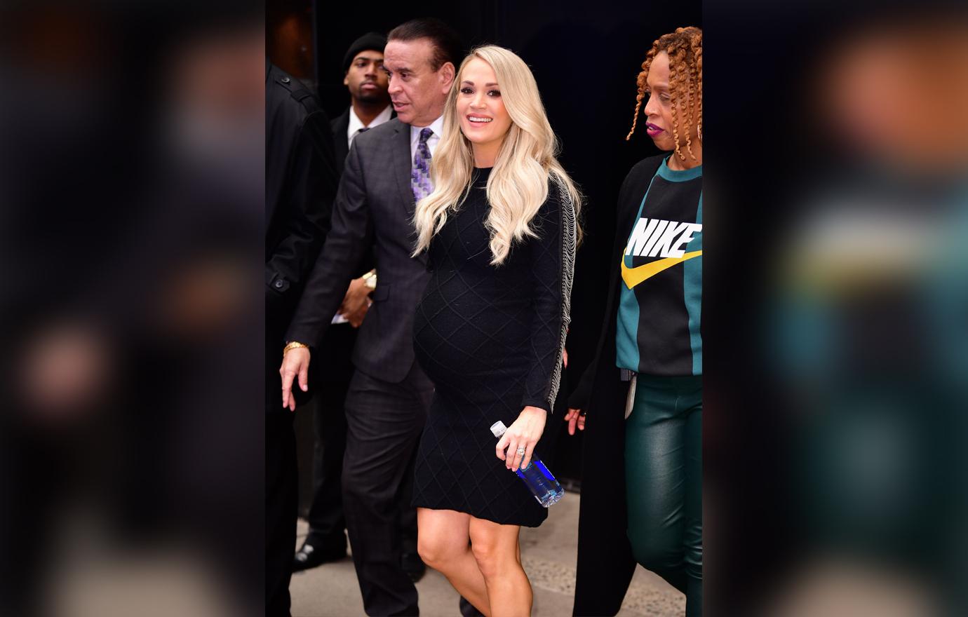 Carrie Underwood Shows Off Her Baby Bump