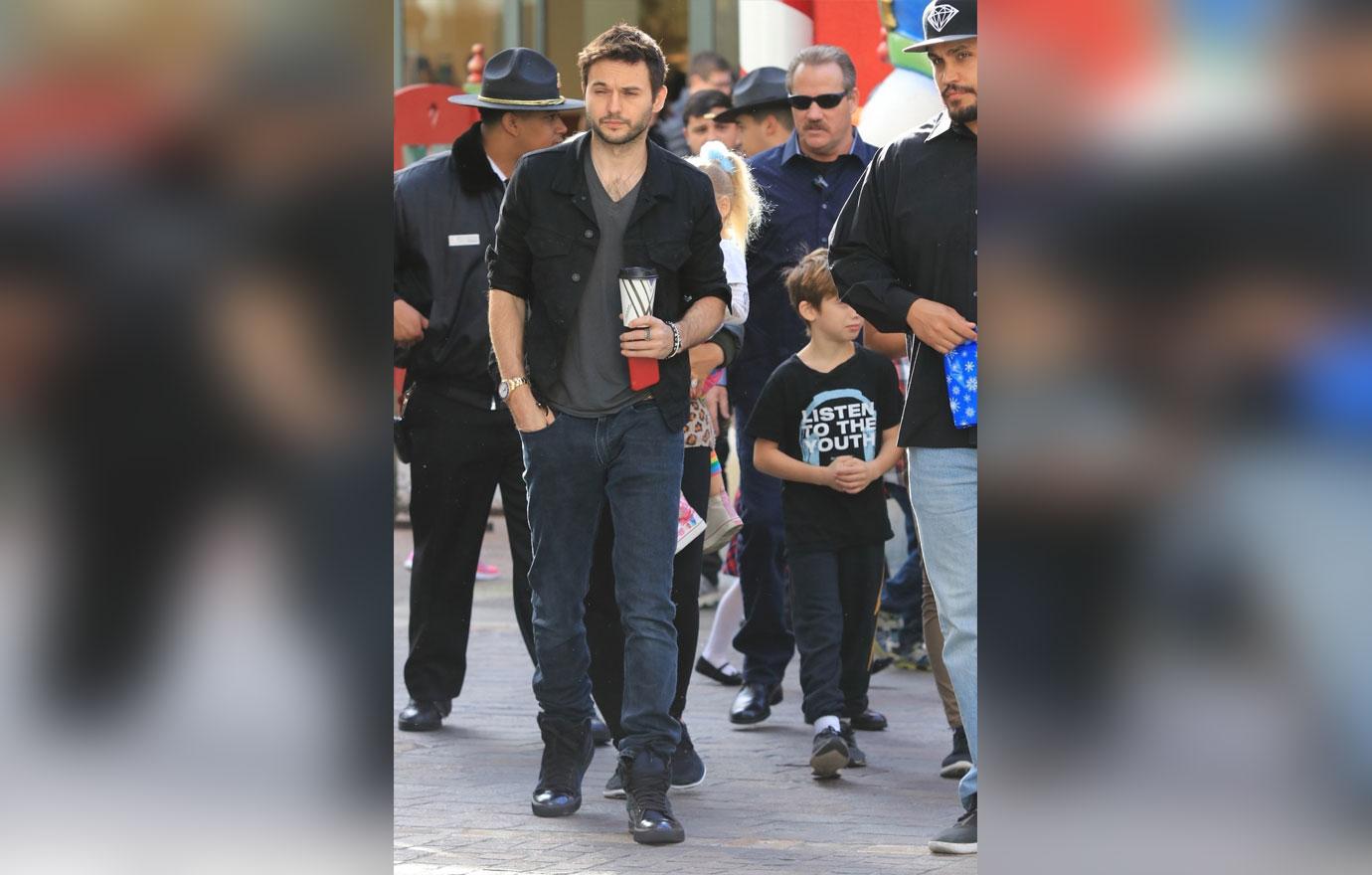 Christina Aguilera And Fiance Matthew Rutler Take Kids To Mall