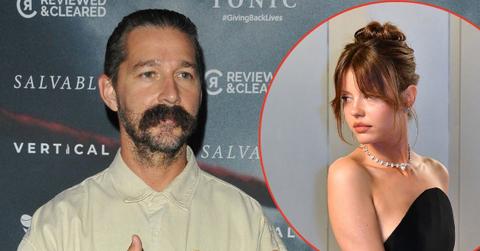 Photo of Mia Goth and Shia LaBeouf