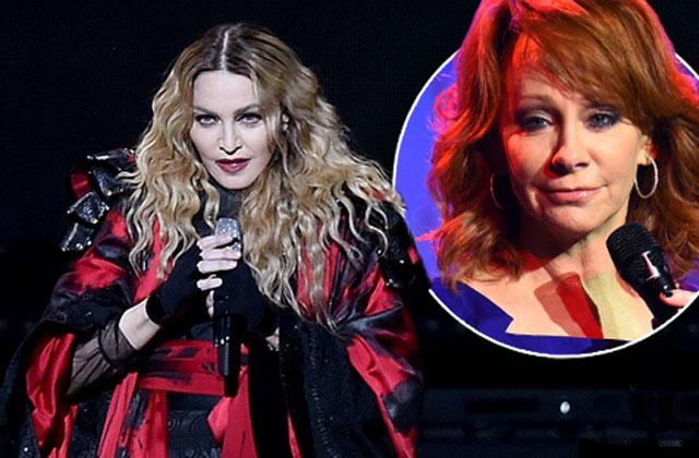 Madonna Rebel Heart Tour Concert Late Reba McEntire Tweet