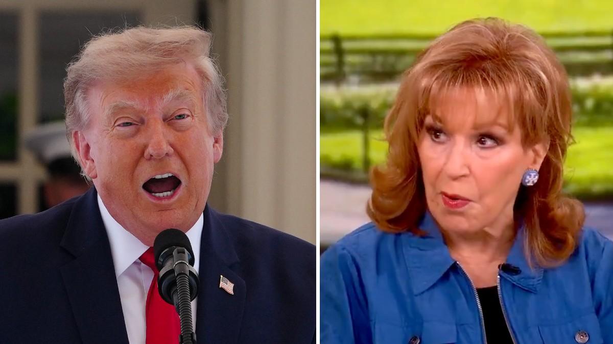 Joy Behar poked fun at Donald Trump's eating habits on 'The View.'