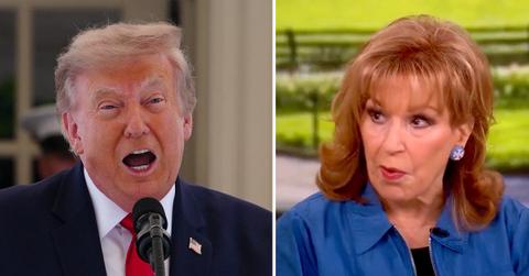 Joy Behar poked fun at Donald Trump's eating habits on 'The View.'