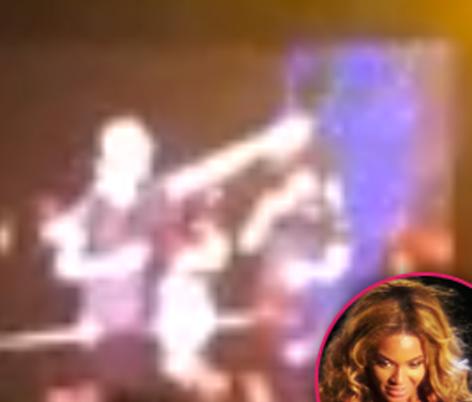 Hands Off! Beyonce’s Bottom Slapped During Concert By Obnoxious Fan