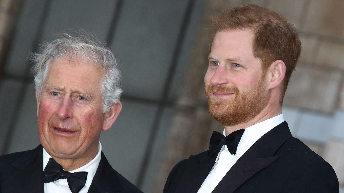Photo of King Charles and Prince Harry
