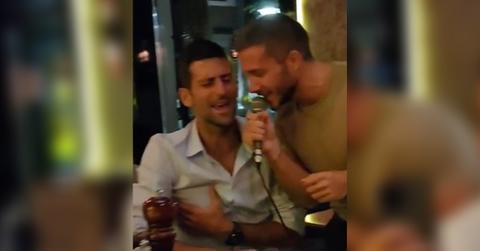 Novak Djokovic Parties At Karaoke At Club After Wimbledon Win