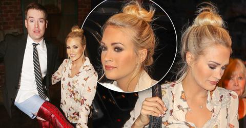 //Carrie Underwood Broadway Face Injury pp