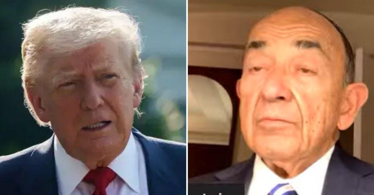 split photo of Donald Trump and Alvin Hellerstein