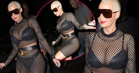 Amber Rose Mesh Dress Photos
