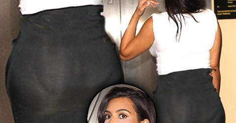 kim kardashian butt pads tight skirt fake booty