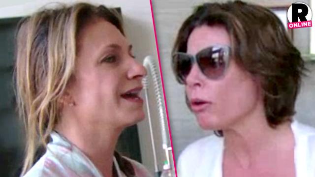 heather thomson luann de lesseps fight rhony