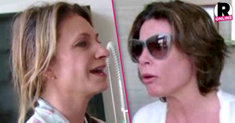 heather thomson luann de lesseps fight rhony
