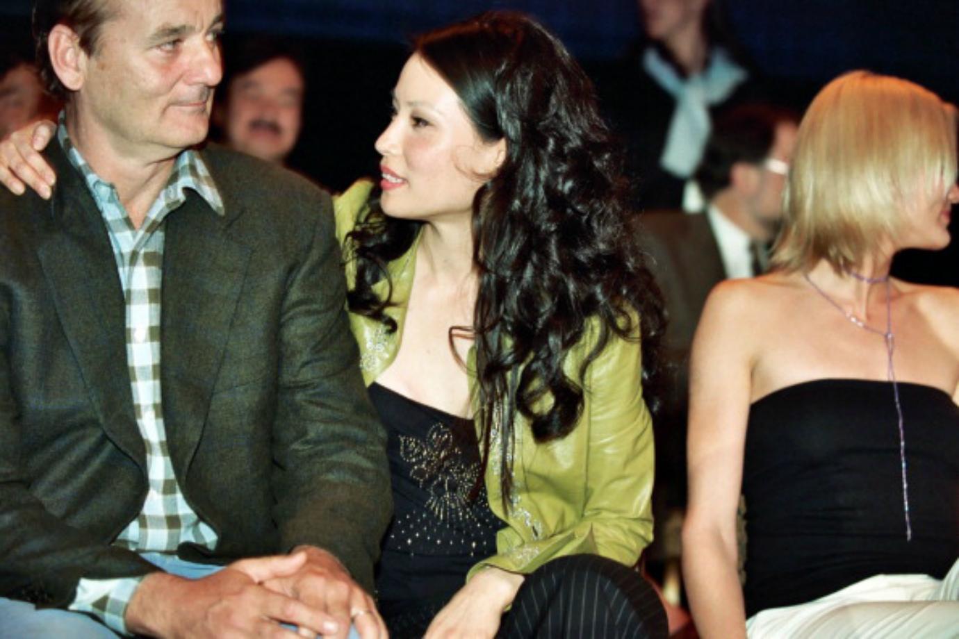 9. Bill Murray and Lucy Liu sit next to each other.