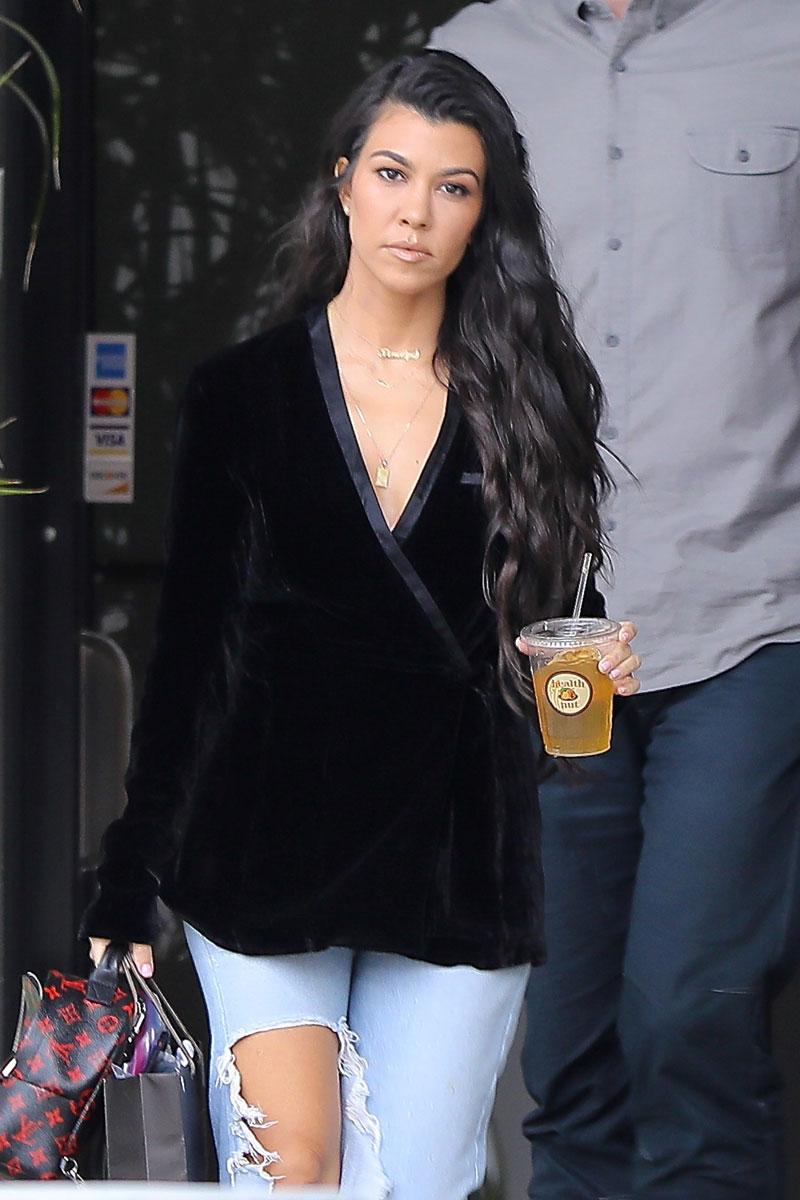 Kourtney Kardashian Hints At Pregnancy On Snapchat