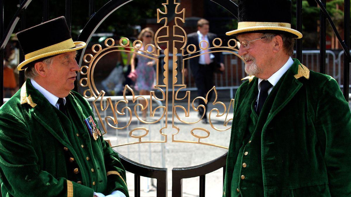 Photo of royal staff