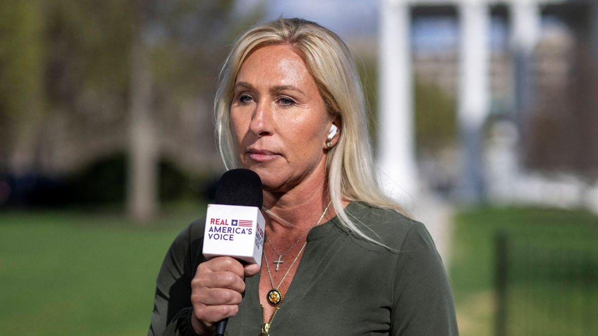image of In a fiery post, Greene said MAGA should never dismiss Epstein's crimes as a political hoax.