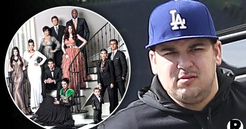 Rob Kardashian Money Christmas Photo